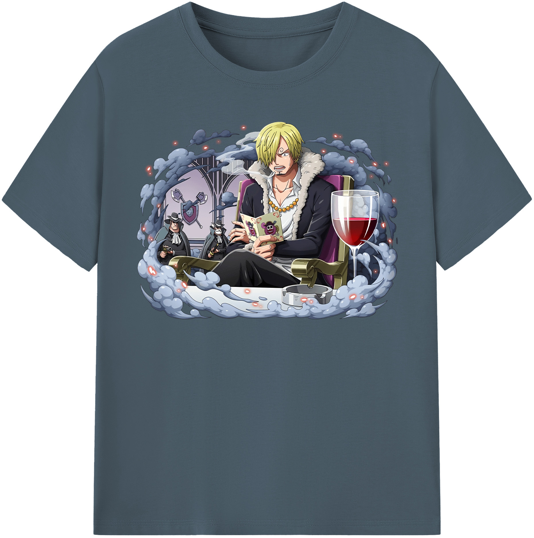 ワンピース サンジ ONE PIECE Sanji 綿100％半袖Tシャツ（フロントプリント）